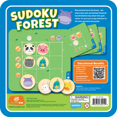 Sudoku Forest Box Back Cover