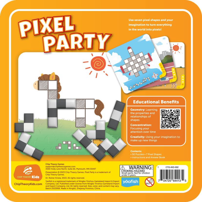 Pixel Party Box Back Cover