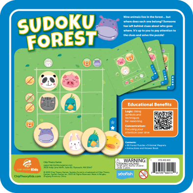 Sudoku Forest Box Back Cover