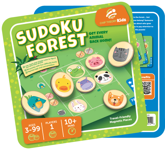 Sudoku Forest board game front and back cover