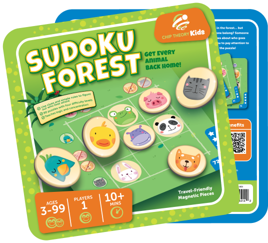 Sudoku Forest board game front and back cover