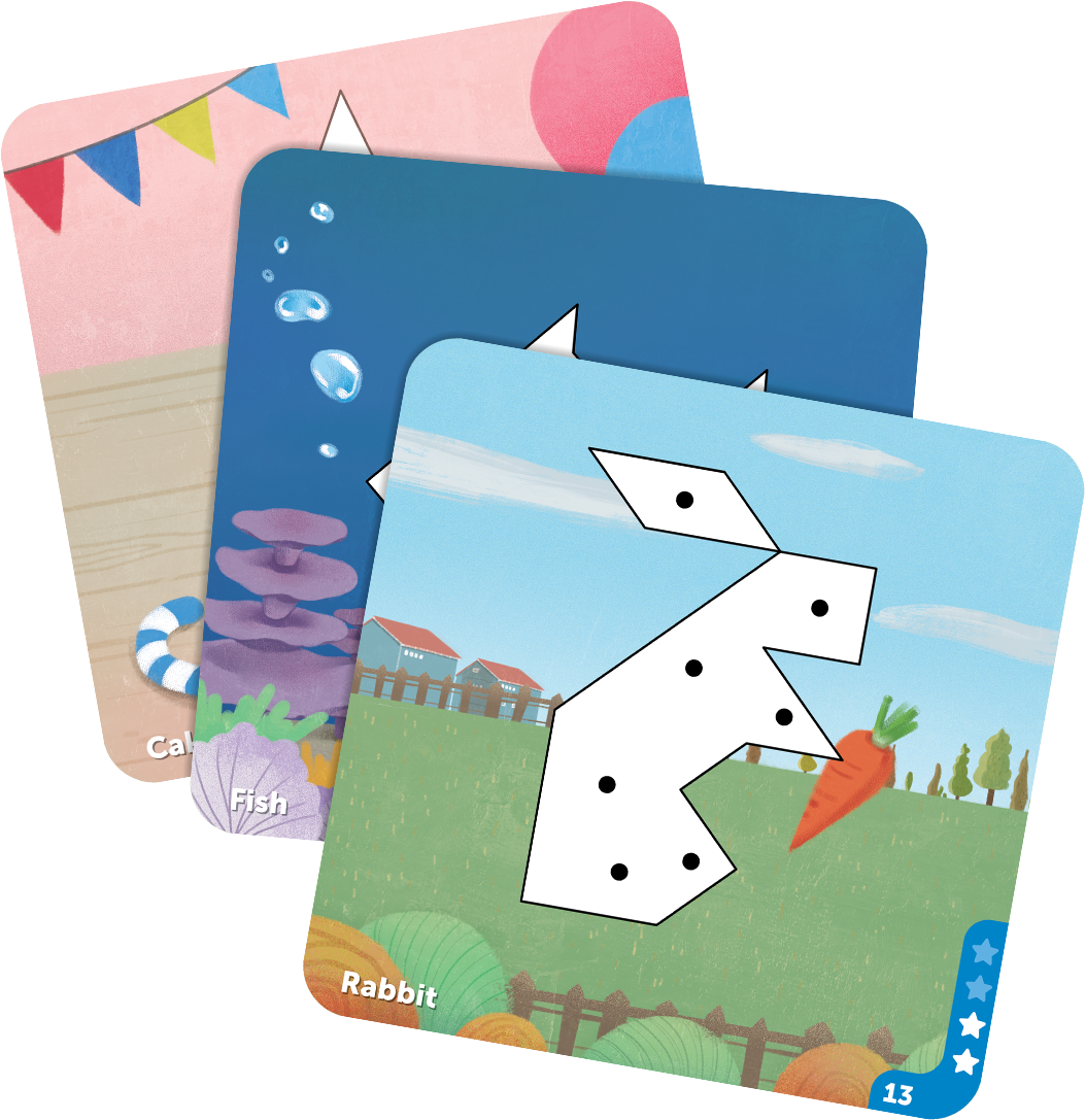 Example of puzzle cards